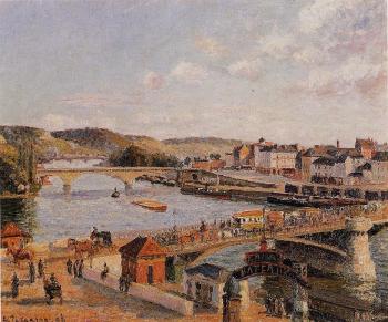Camille Pissarro : Afternoon, Sun, Rouen